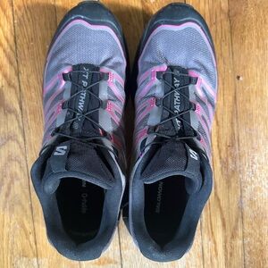 Salomon Women's Athletic Shoes - Gray and Pink